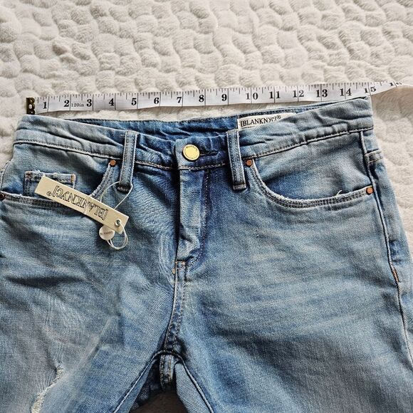 New Blank NYC distressed skinny jeans skinny classique - Picture 6 of 8